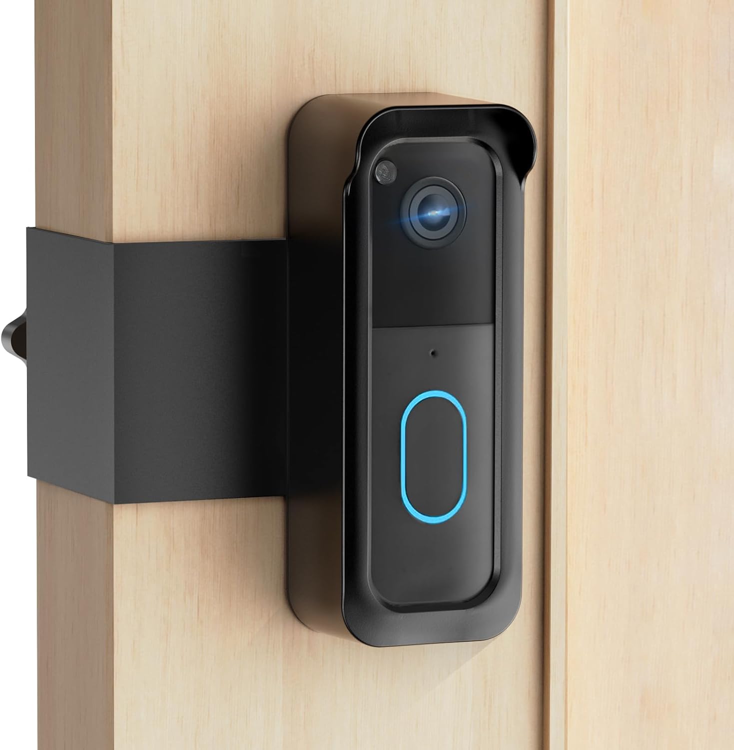 Blink Doorbell Mount, Anti-Theft Doorbell Camera Mount for Blink Video Doorbell 1st Gen & 2nd Gen, No Block Sensor & Night Vision, Doorbell Camera Mount Bracket with Rain Cover