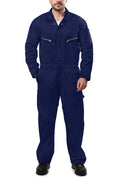 Kolossus Pro-Utility Cotton Blend Long Sleeve Coverall with Zippered Frontal Pockets
