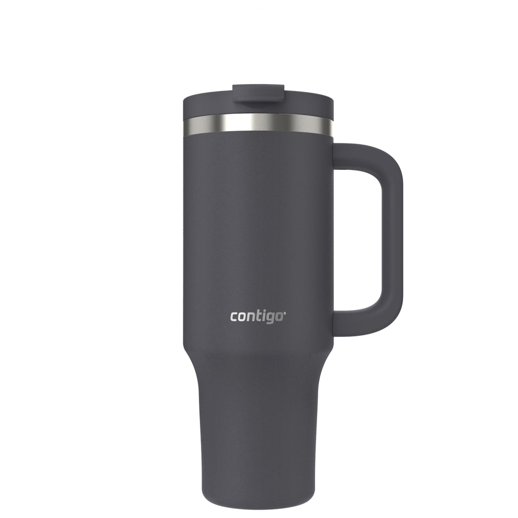 Contigo Streeterville 30oz Tumbler, Stainless Steel Vacuum Insulated, Leak-Proof, Cold for 29 Hours, Fits in cupholders, Licorice