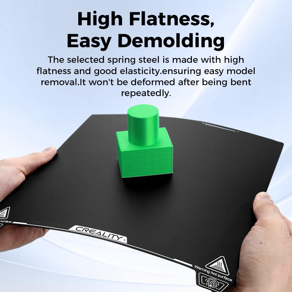 Creality Ender 3 V4 Build Plate, Original PEI Printing Plate Kit 225*250mm, Flexible Spring Steel Magnetic Platform Plate, Easy Print Removal, Heat Resistant For Creality Ender 3 V4 Combo 3D Printer