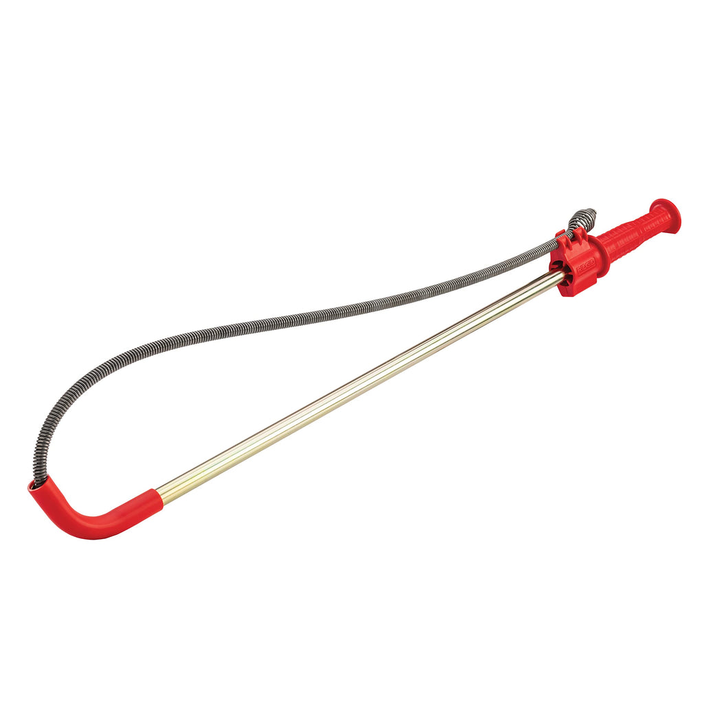 RIDGID 59787 Model K-3 Toilet Auger with Unclogging 3-Foot Snake and Bulb Head & Korky 96-4AM BeehiveMAX Toilet Plunger, Black