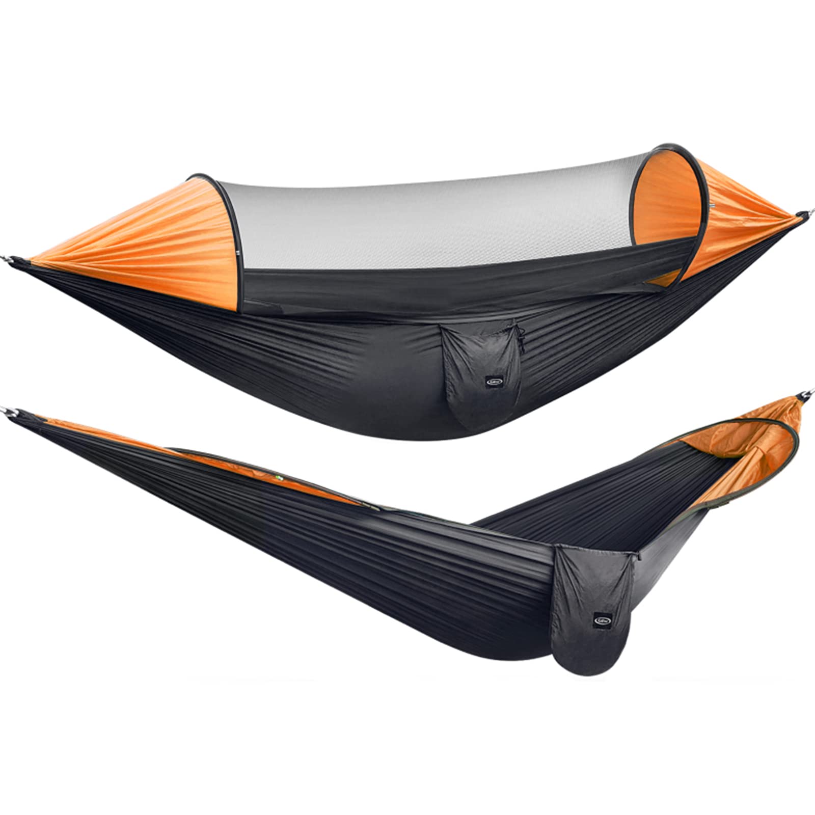 G4Free Large Camping Hammock with Mosquito Net and Rain Fly- 2 Person Portable Hammock with Bug Net and Tent Tarp for Outdoor Hiking Camping Backpacking Travel