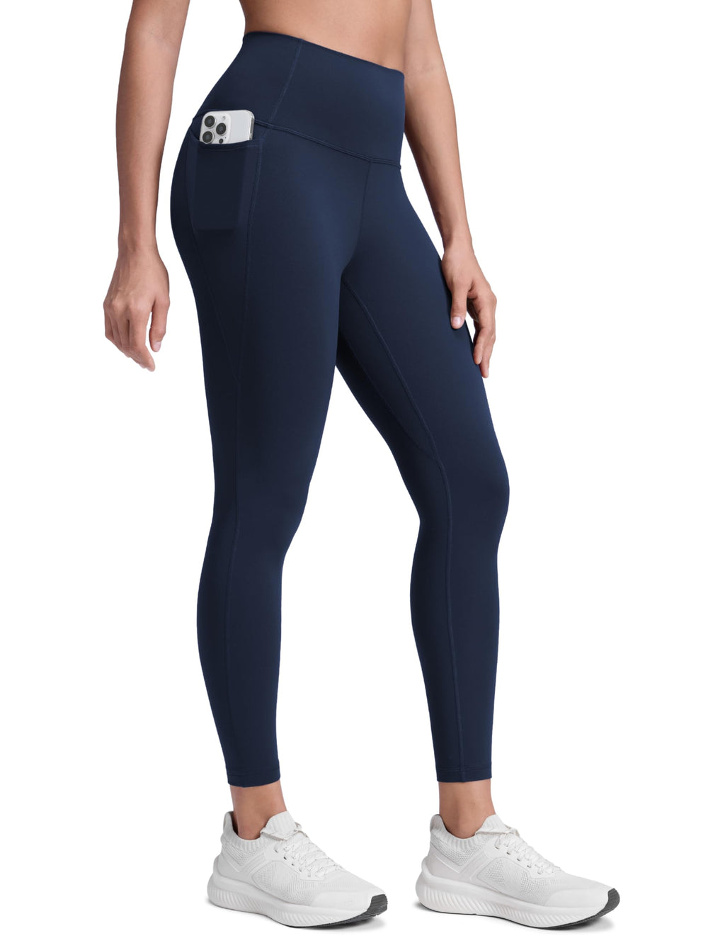 CRZ YOGA Butterluxe Workout Leggings Pockets 25'' - High Waisted Gym Womens Yoga Pants Buttery Soft