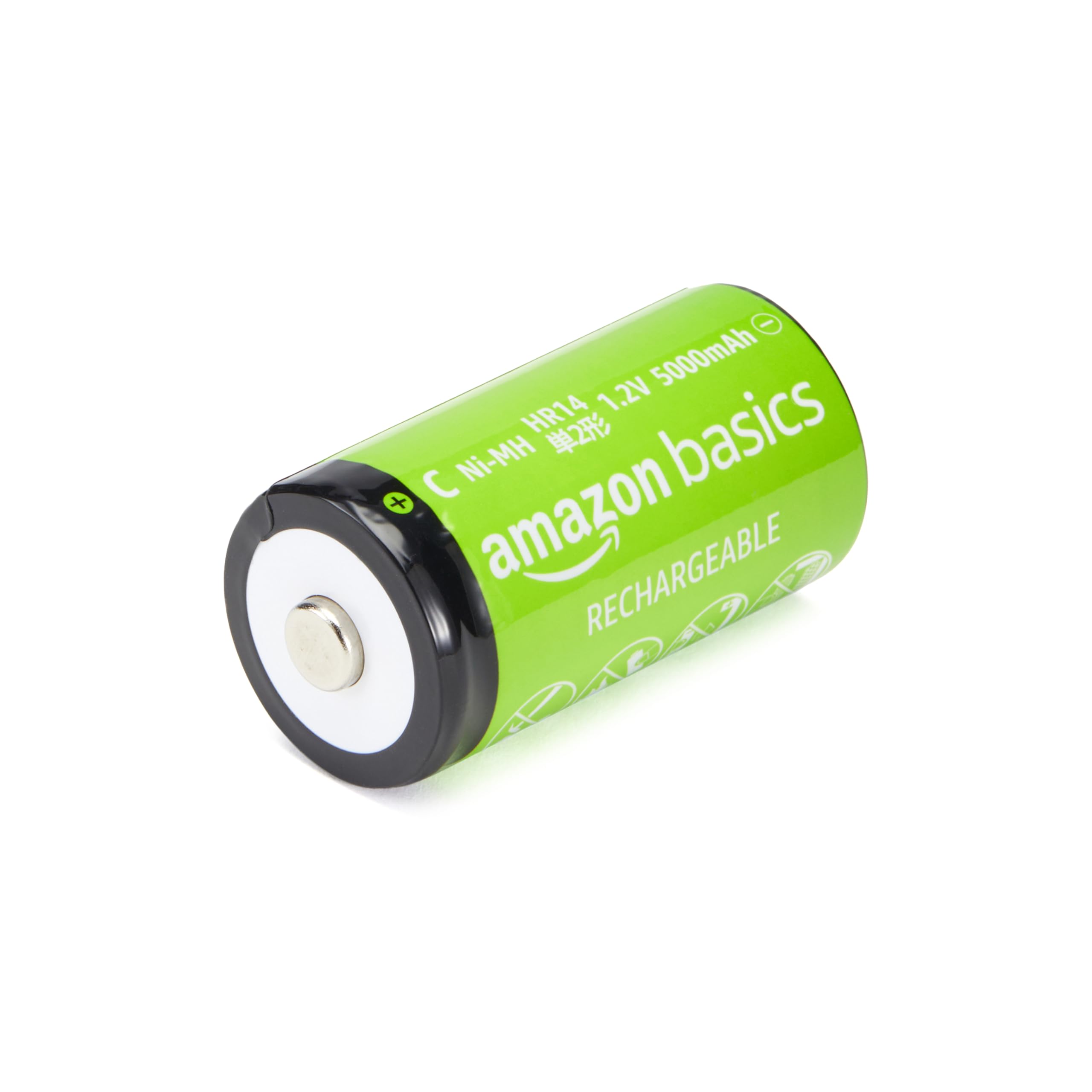 Amazon Basics 4-Pack Rechargeable 9 Volt Ni-MH Batteries, 200 mAh, Pre-Charged, Long Lasting Power, Recharge up to 1000x Times