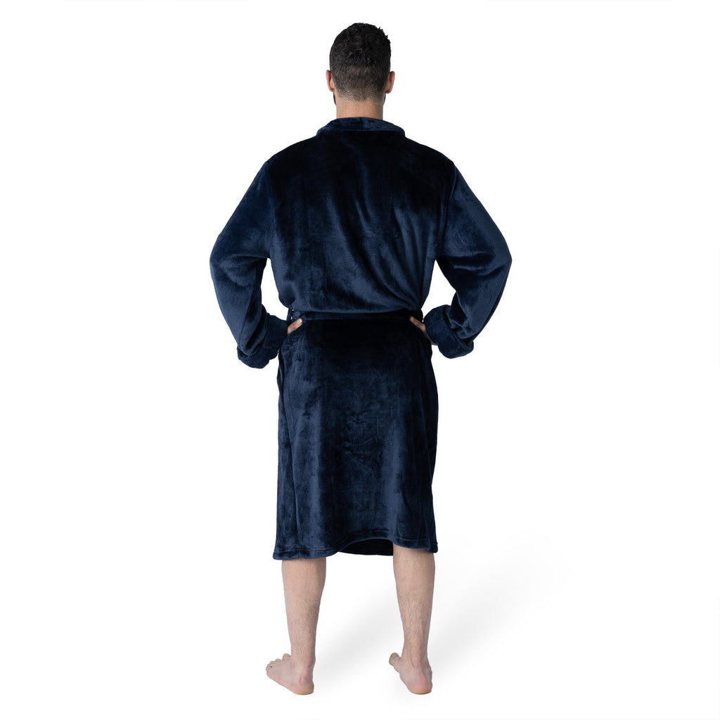 Northwest NCAA Adult Unisex Silk Touch Bathrobe, Officially Licensed Loungewear, Soft Plush Polyester