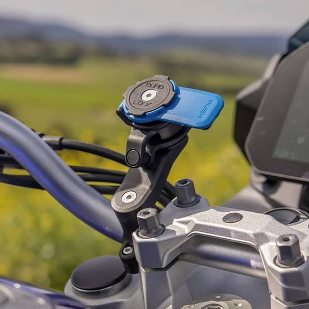 Quad Lock Motorcycle Handlebar Mount Kit with Vibration Dampener and MAG Phone Case for Samsung Galaxy S23