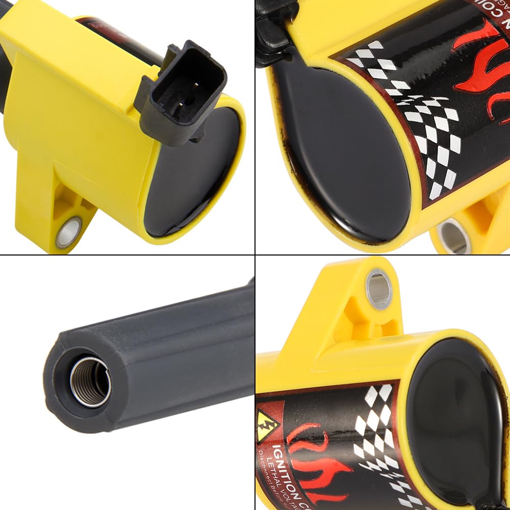 CarBole High Performance Coil Pack For F150 F250 F350 5.4L 4.6L V8 DG508, Ignition Coil For 1997-2014 Ford Crown Victoria E150 E250 Expedition Mustang Lincoln (Pack of 8pcs)