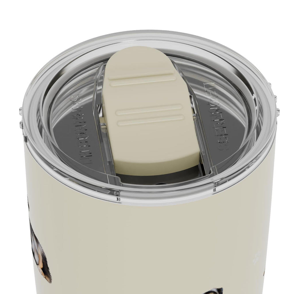 SERENGETI Australian Shepherd 20 Oz. Stainless Steel, Vacuum Insulated Tumbler with Spill Proof Lid - 3D Print - Insulated Travel mug for Hot or Cold Drinks (Australian Shepherd Tumbler)
