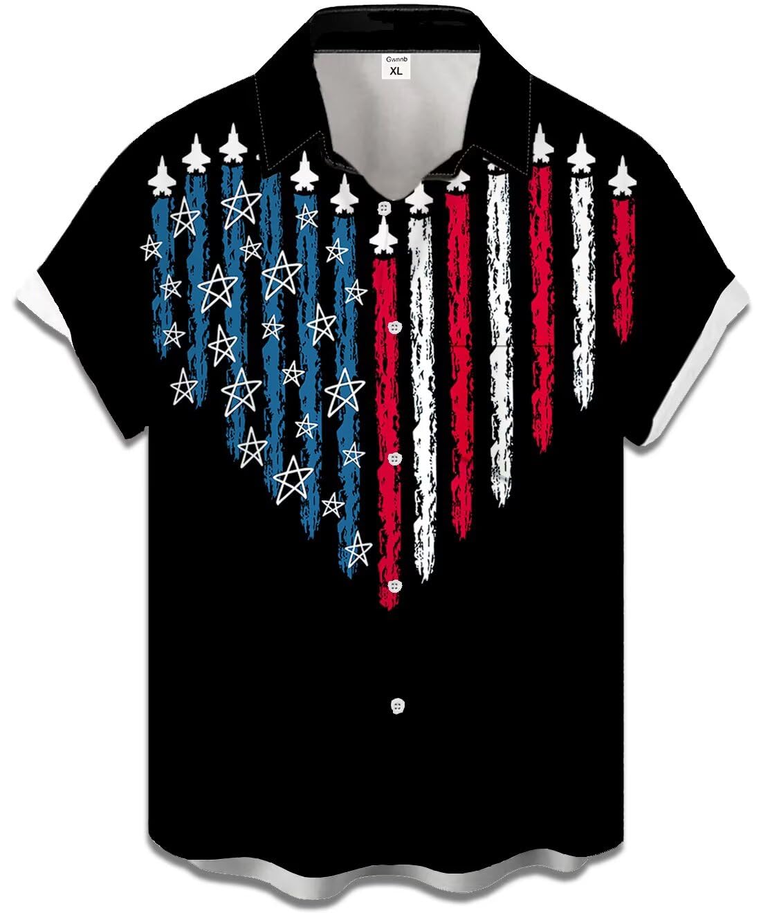 Bowling Shirts for Men Print Short Sleeve Regular Fit Hawaiian Casual Button Down Beach Shirts