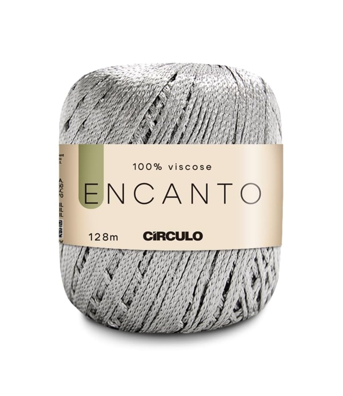CIRCULO Encanto Slim Roll Yarn 100% Viscose - Luxury & Shine - Sport Weight Yarn - 262 yds, 3.52 oz - Color 1289 - Canary