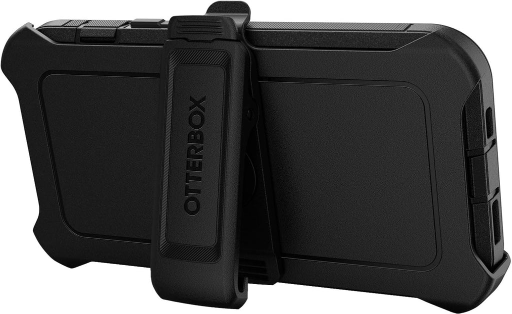 OtterBox iPhone 15, iPhone 14, and iPhone 13 Defender Series Pro Case - Black, screenless, Rugged & Durable, with Port Protection, Includes Holster Clip Kickstand