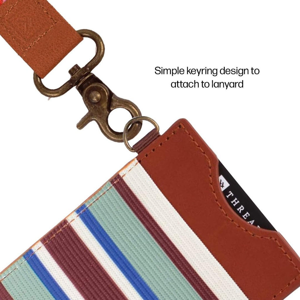 Thread Wallets Ultra Slim Minimalist Leather Card Holder Wallet (Benny)