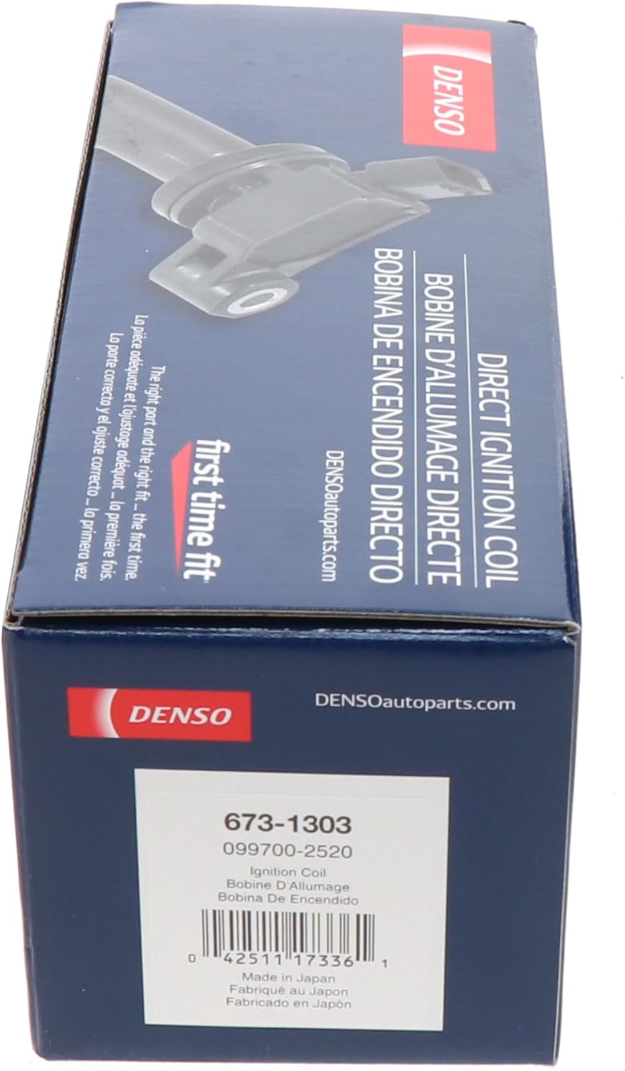 Denso Direct Ignition Coil - 673-1303 (Fits Select Years of Toyota: 4Runner/Land Cruiser/Sequoia/Tundra and Lexus: GS430/GX470/LS430/LX470/SC430 Vehicles)