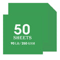 Black Cardstock 50 sheets, 12” x 12” Cardstock Paper Bulk Construction Paper,250GSM Card Stock Printer Paper Scrapbooking Supplies for Diy Crafts Cricut Card Making (Black)