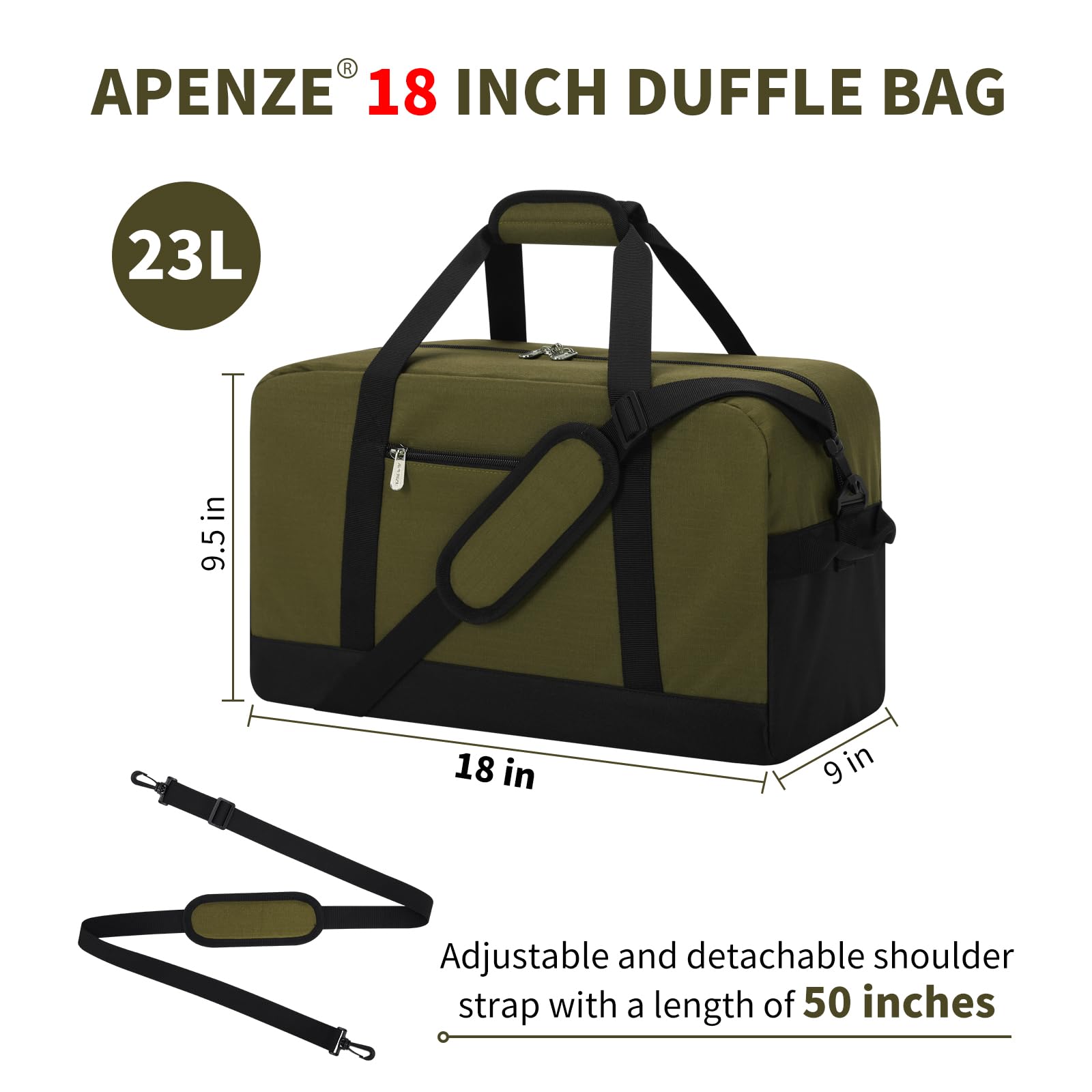 Apenze Small Gym Bag Carry On Bag - 12 in Mini Duffle Bag Lightweight for Overnight Travel(Camouflage)