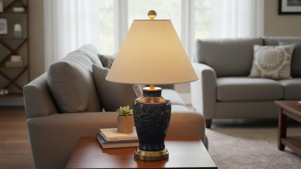 Aspen Creative 32083 Transitional Hardback Empire Shaped Spider Construction Lamp Shade in Brown, 18" wide (7" x 18" x 12 1/2")