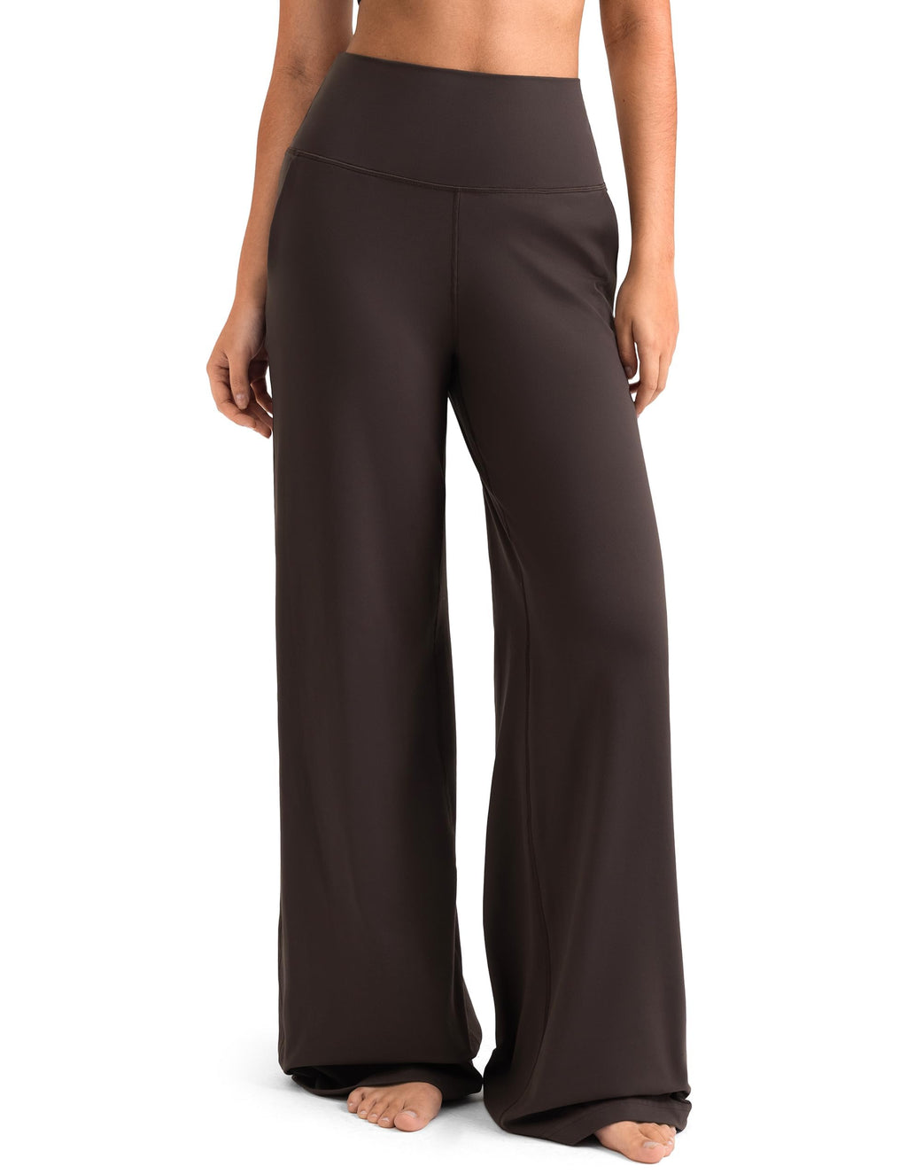 Colorfulkoala Dreamlux Women's High-Waisted Wide Leg Yoga Pants - Ultra Soft Casual Lounging Leggings 27.5/29.5/32.5" Inseam