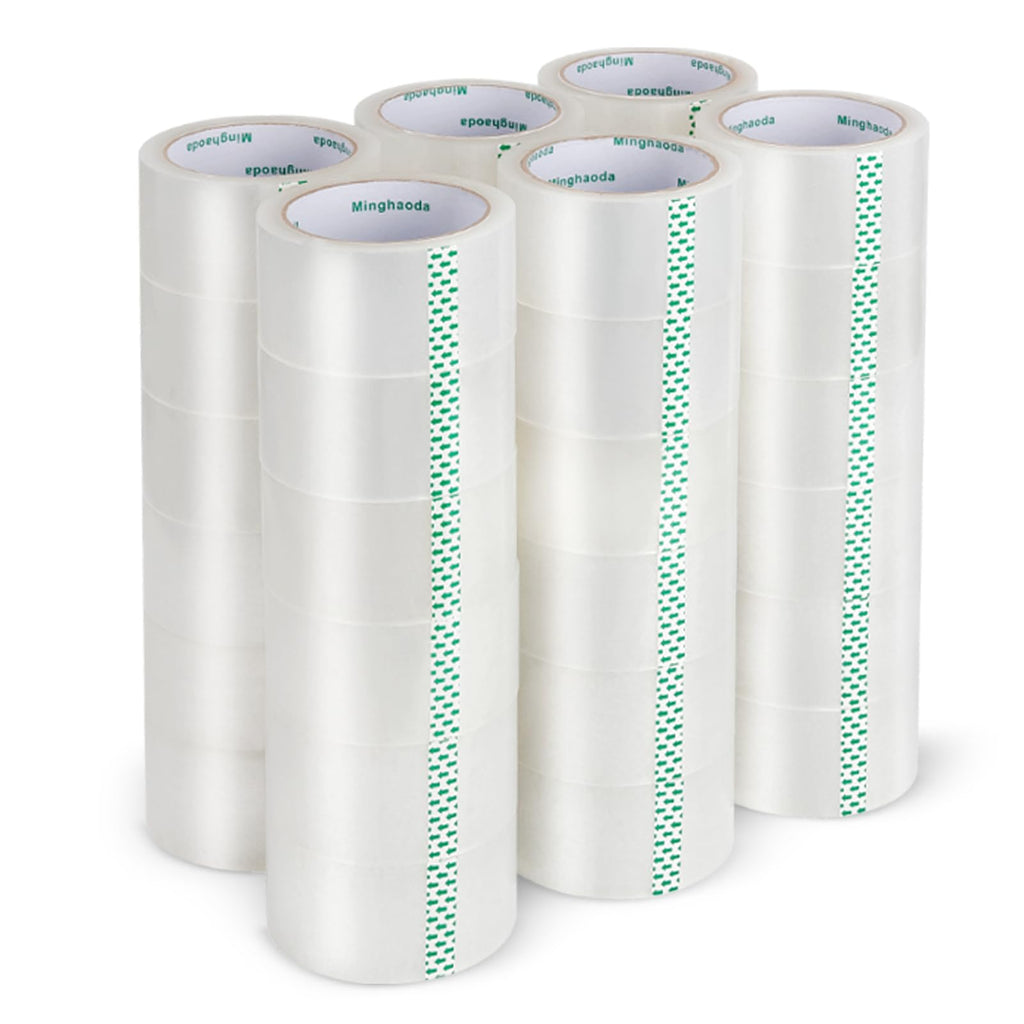 Clear Packing Tape (36 Rolls), Heavy Duty Packaging Tape for Shipping Packaging Moving Sealing, 2 inches Wide, 65 Yards Per Roll