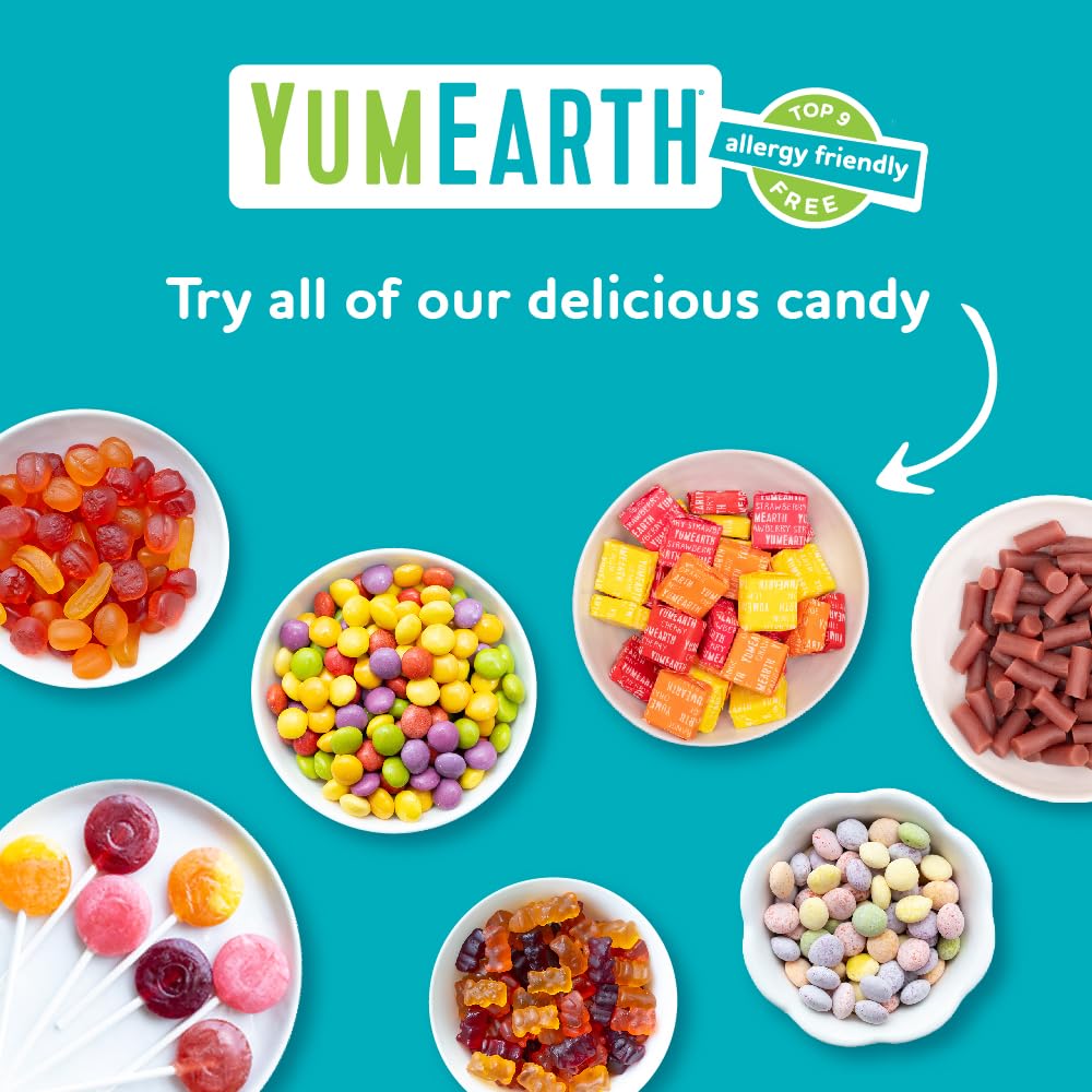 YumEarth Organic Gluten Free Licorice Snack Packs - Allergy Friendly, Gluten Free, Non-GMO, Vegan, No Artificial Dyes - 5 Ounce (Pack of 6) (Black)