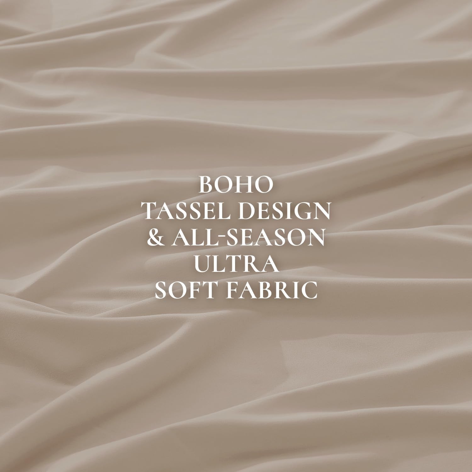 Andency Comforter Full Size Set Burnt Orange, 3 Pieces Boho Terracotta Winter Lightweight Bedding Comforter Sets, All Season Rust Tassel Bed Set (79x90In Comforter & 2 Pillowcases)