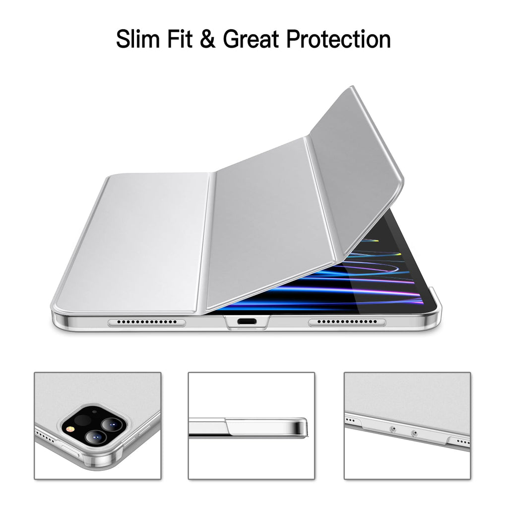 JETech Case ONLY for iPad Pro 11-Inch, 2022/2021/2020/2018 Model, Compatible with Pencil, Cover Auto Wake/Sleep (Black)
