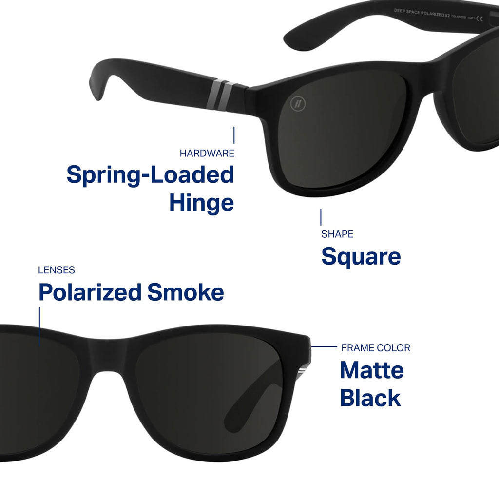 Blenders Eyewear M Class X2 – Polarized Sunglasses – Round Lens, Spring Loaded Hinge – 100% UV Protection – For Men & Women