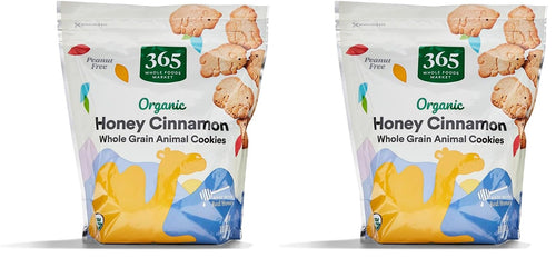 365 by Whole Foods Market, Organic Honey Cinnamon Whole Grain Animal Cookies, 11 Ounce