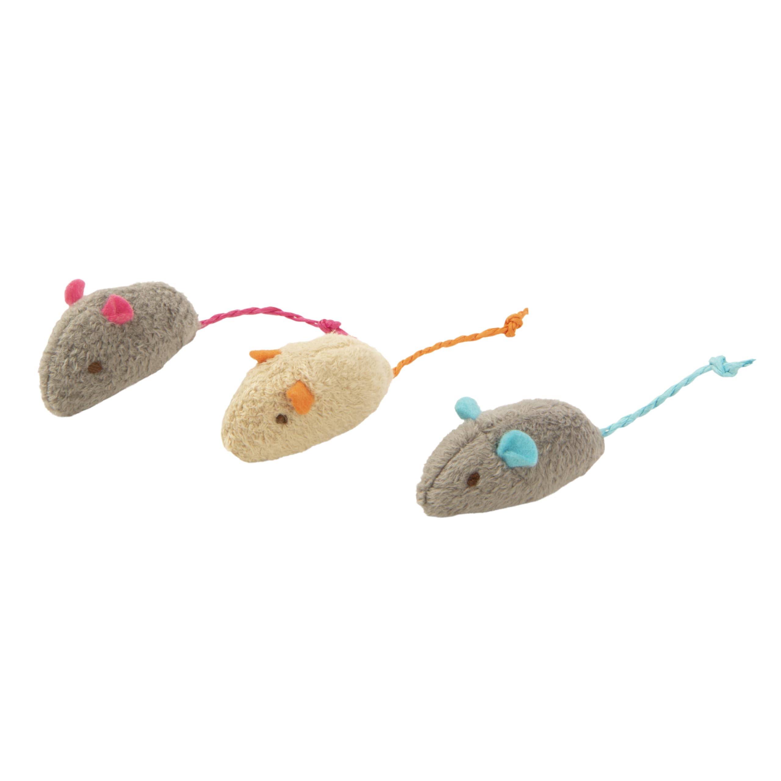 SmartyKat (2 Count) Silly Swimmers Crinkle Plush Catnip Cat Toys - Orange/Turquoise, 2 Count