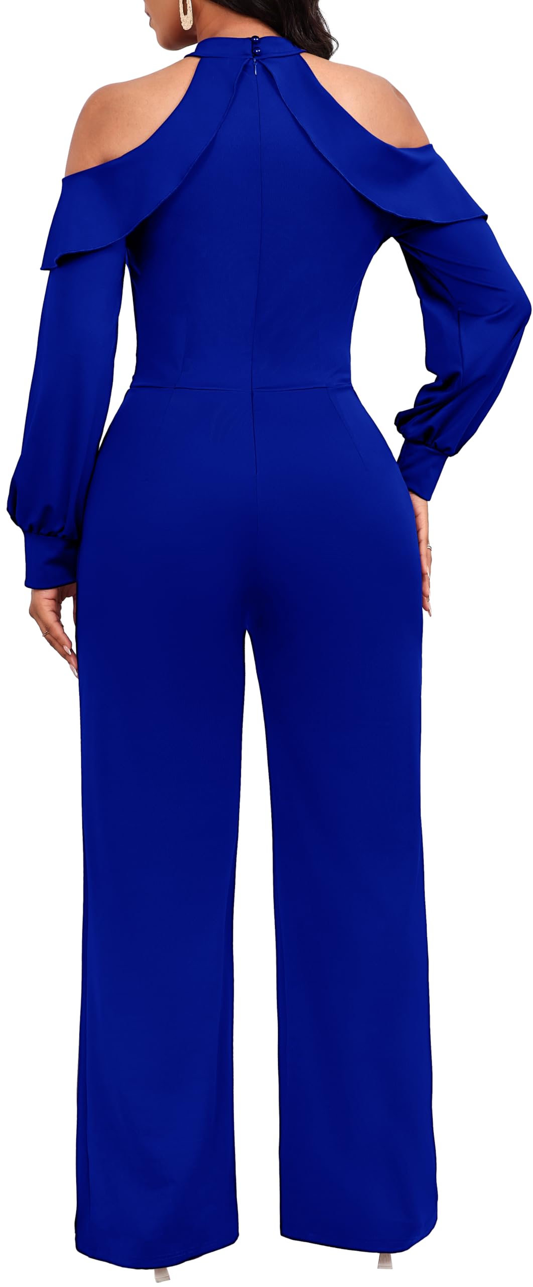 Jumpsuit for Women Sexy Elegant Long Straight Pants Cocktail Printing Jumpsuits Party Club with Zipper