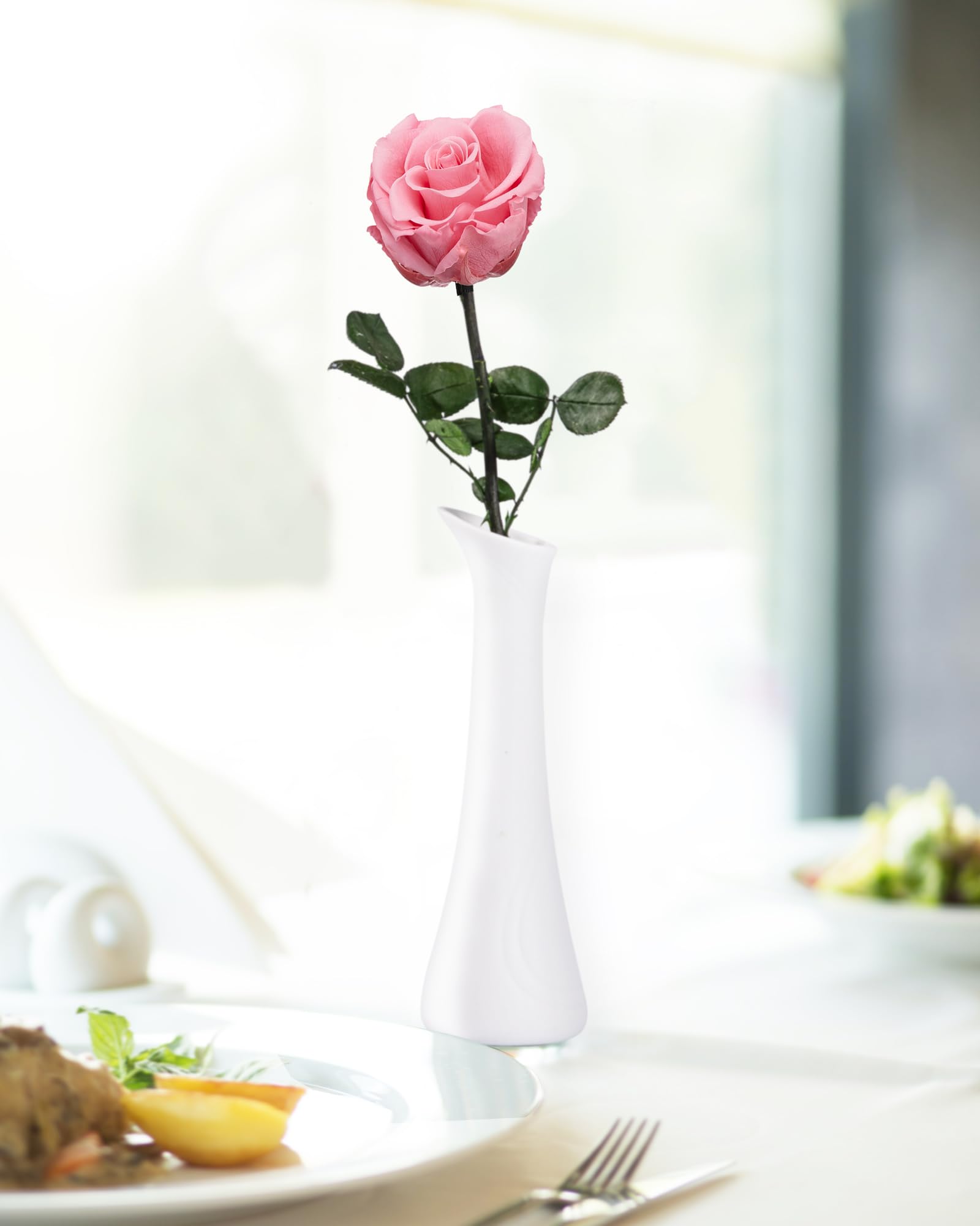 Flowers for Delivery Prime, Preserved Roses Flower Gifts for Women, Real Roses Single Rose Presents for Her, Mom Birthday Gifts from Daughter, Valentines Flowers Red Roses