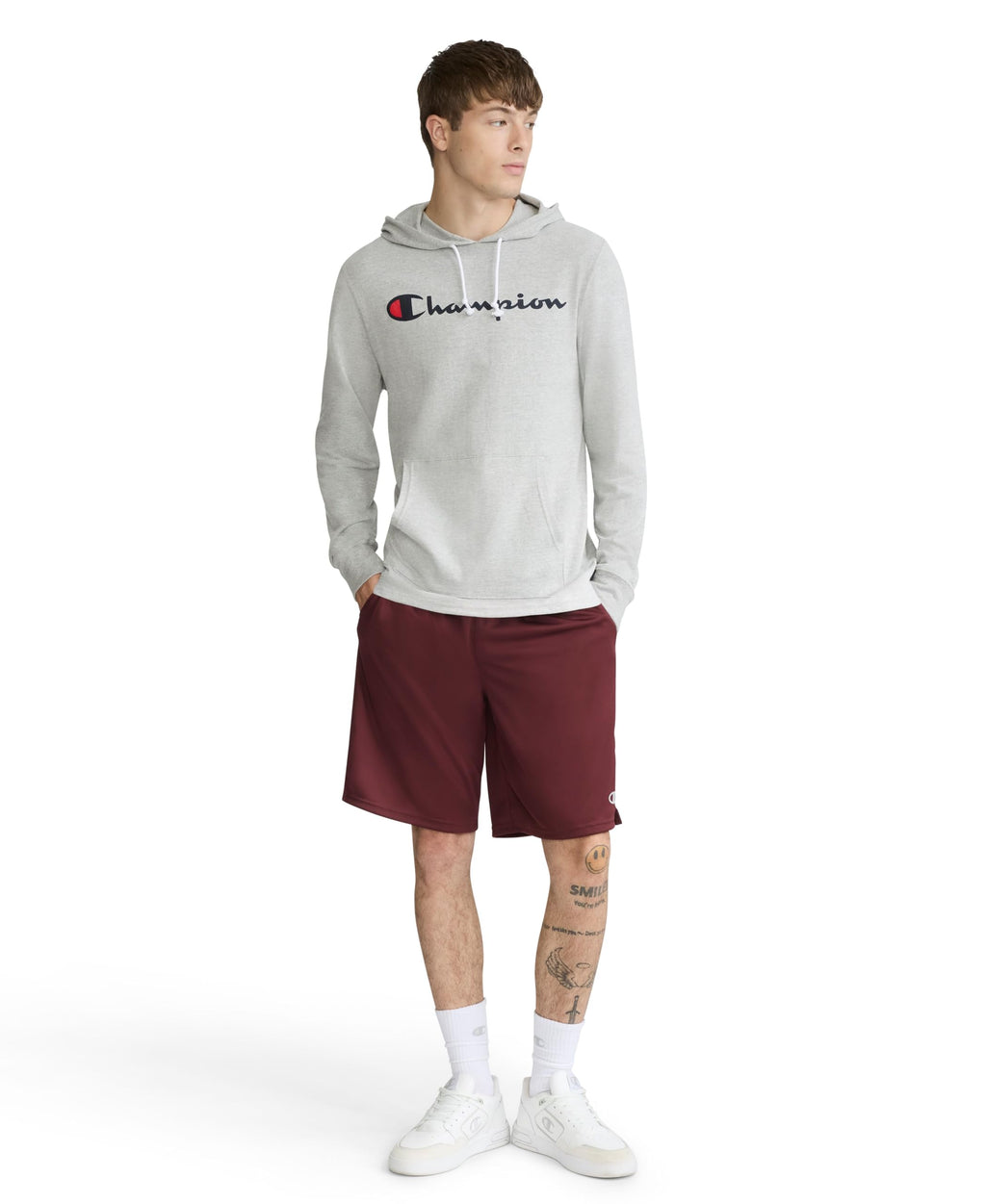 Champion Men's Long Sleeve T-shirt Hoodie (Retired Colors)