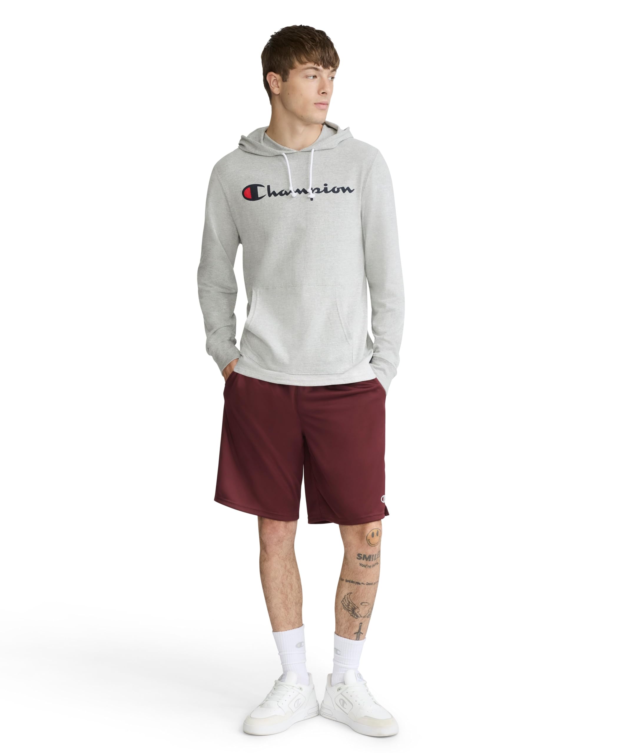 Champion Men's Long Sleeve T-shirt Hoodie (Retired Colors)