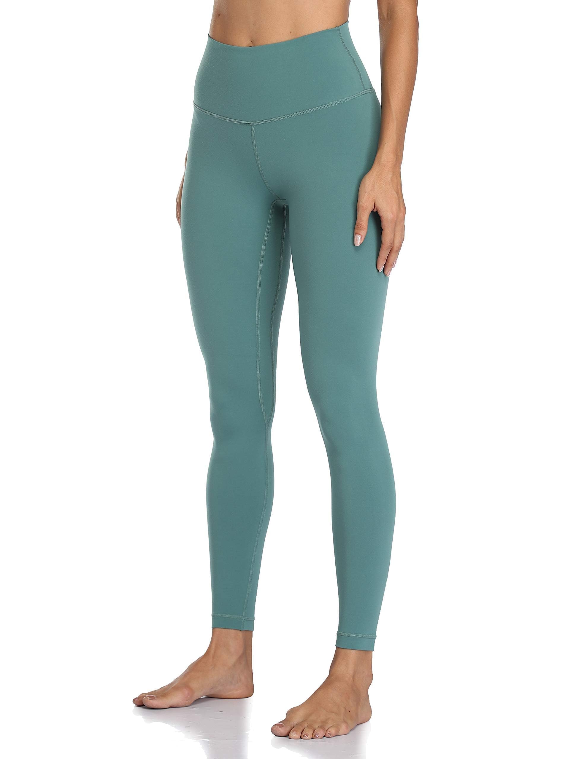 Colorfulkoala Women's High Waisted Tummy Control Workout Leggings Full Length Ultra Soft Yoga Pants 28"
