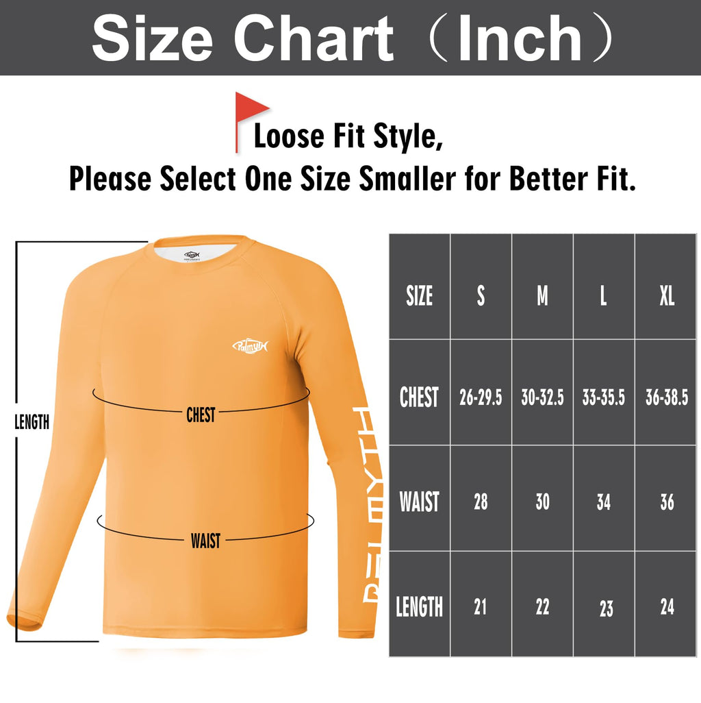 Palmyth Boys Fishing Shirt Youth Long Sleeve T-Shirt UPF 50+ Sun Protection