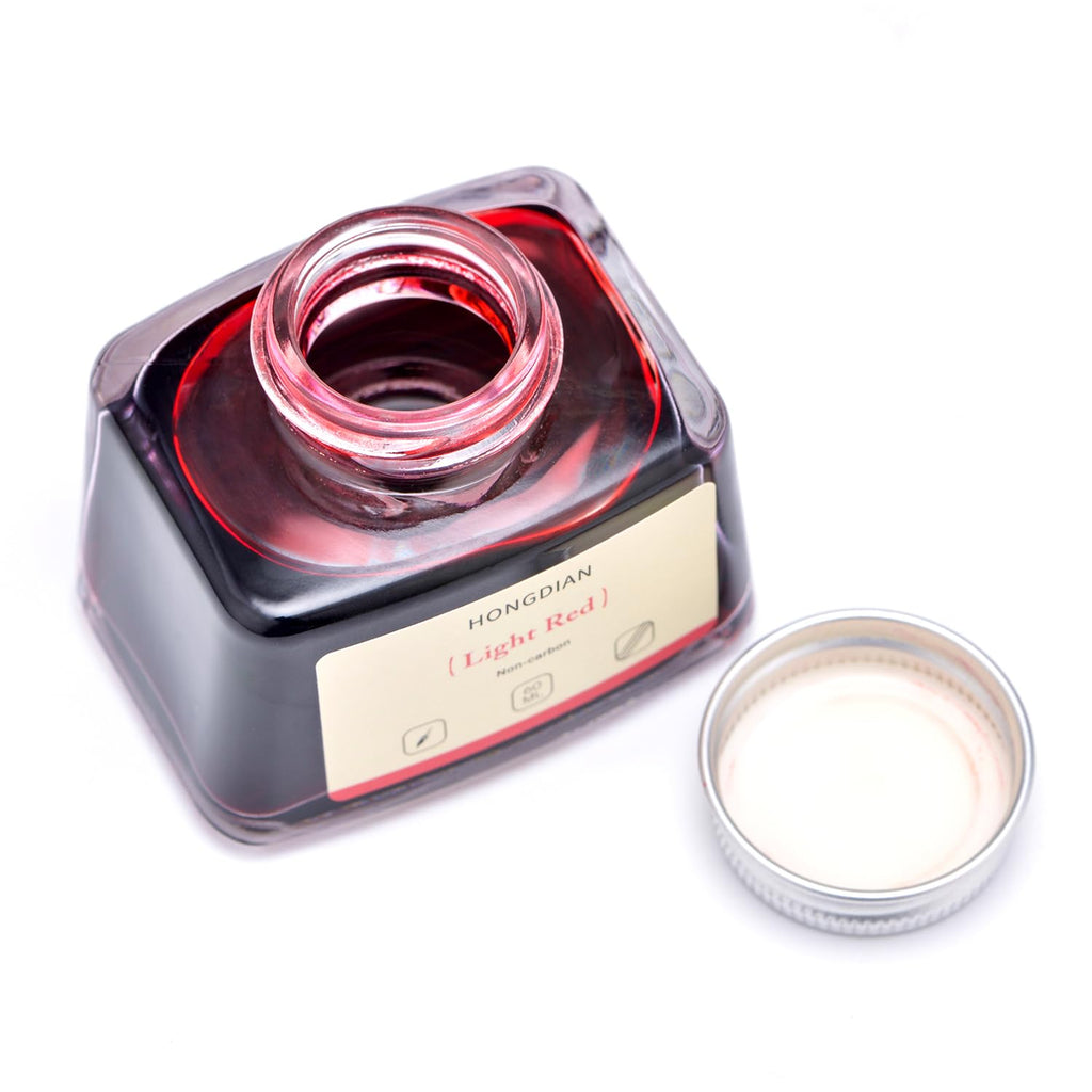 Asvine Hongdian Fountain Pen Bottled Ink Black, 60ml Fountain Pen Bottled Ink, Non Carbon