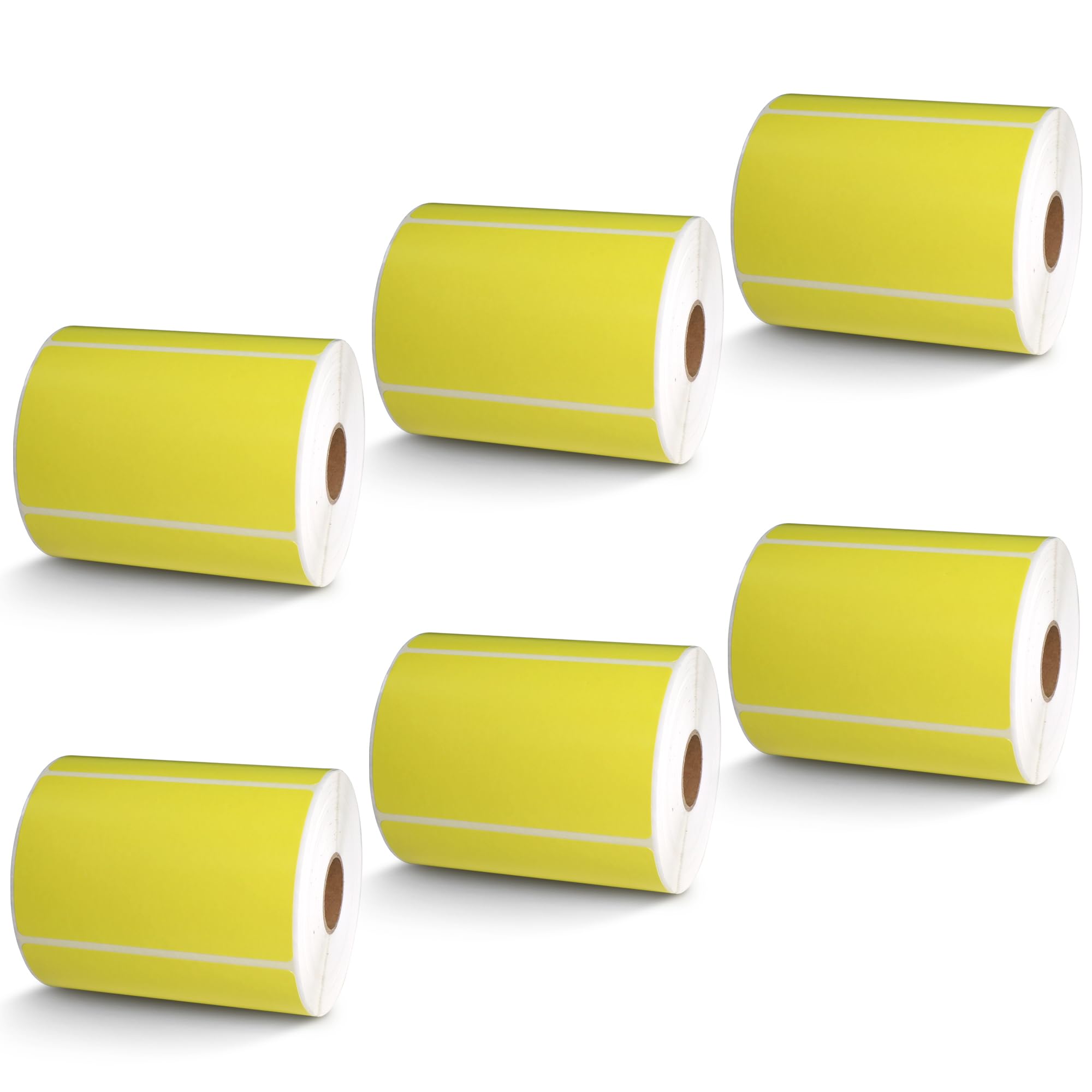 BETCKEY - 1" x 0.5" Small Labels Compatible with Zebra & Rollo Label Printer, Premium Adhesive & Perforated[Light Blue, 6 Rolls, 14580 Labels]