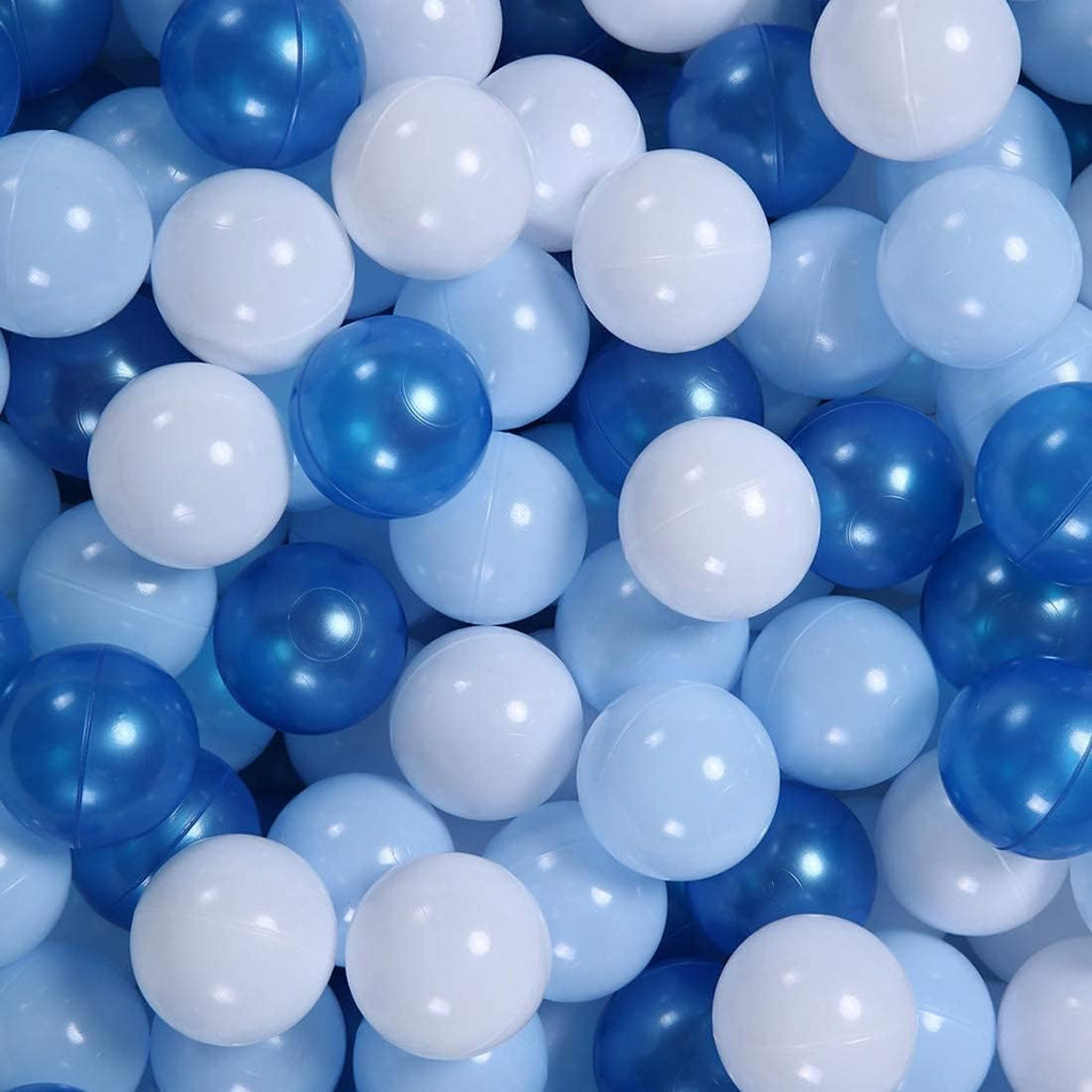 GOGOSO Ball Pit Balls for Toddler, Baby Plastic Playballs Kids Soft Pastel Pelotas Non-Toxic BPA-Free,Mix Color,100 Balls