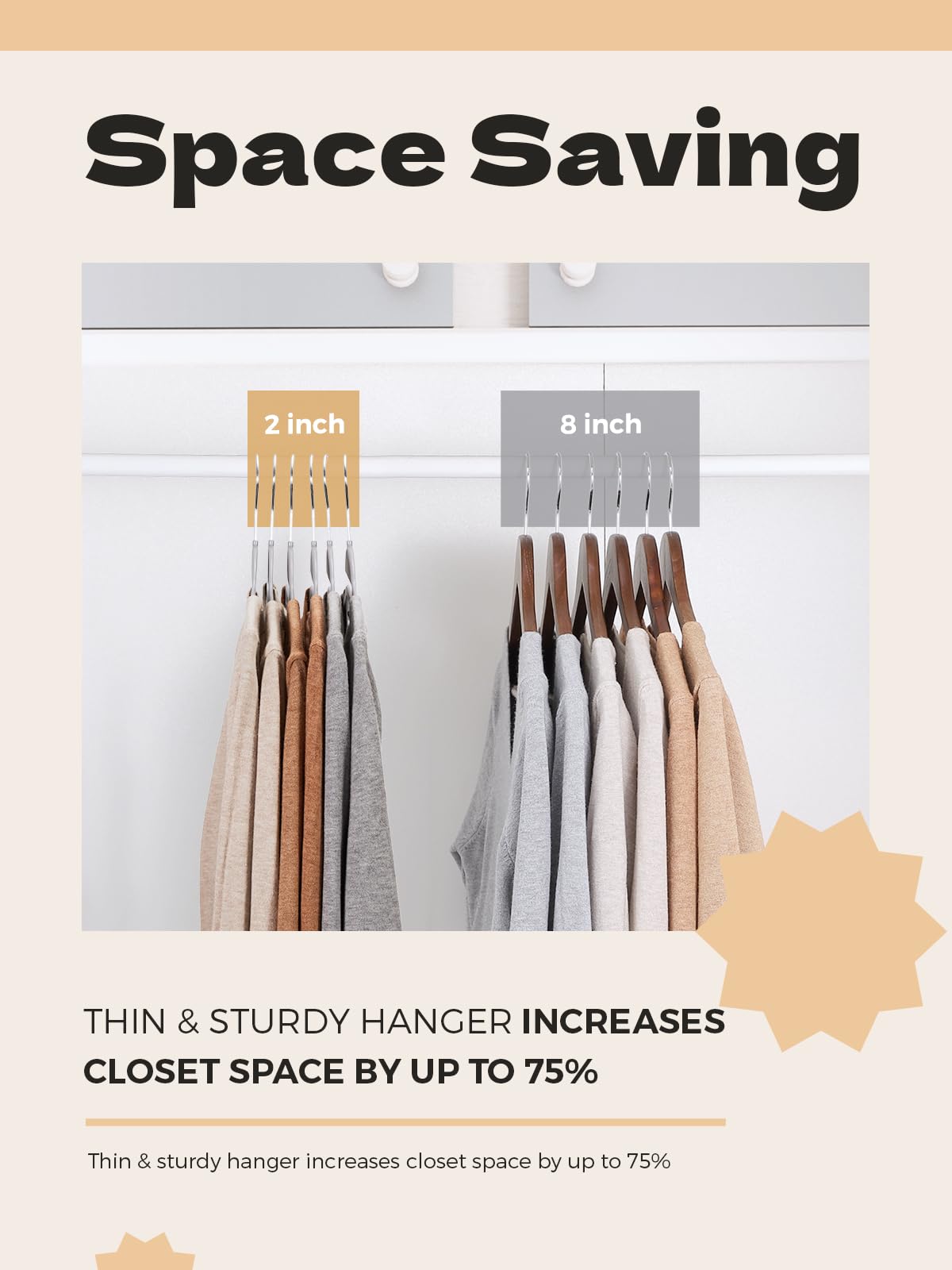 HOUSE DAY Slim Plastic Hangers with Non Slip Rubber Pads, 30 Pack, Black | Space saving closet organizer, heavy duty S-shape, rubber grip pads help keep shirts, suits, coats, pants, skirts in place