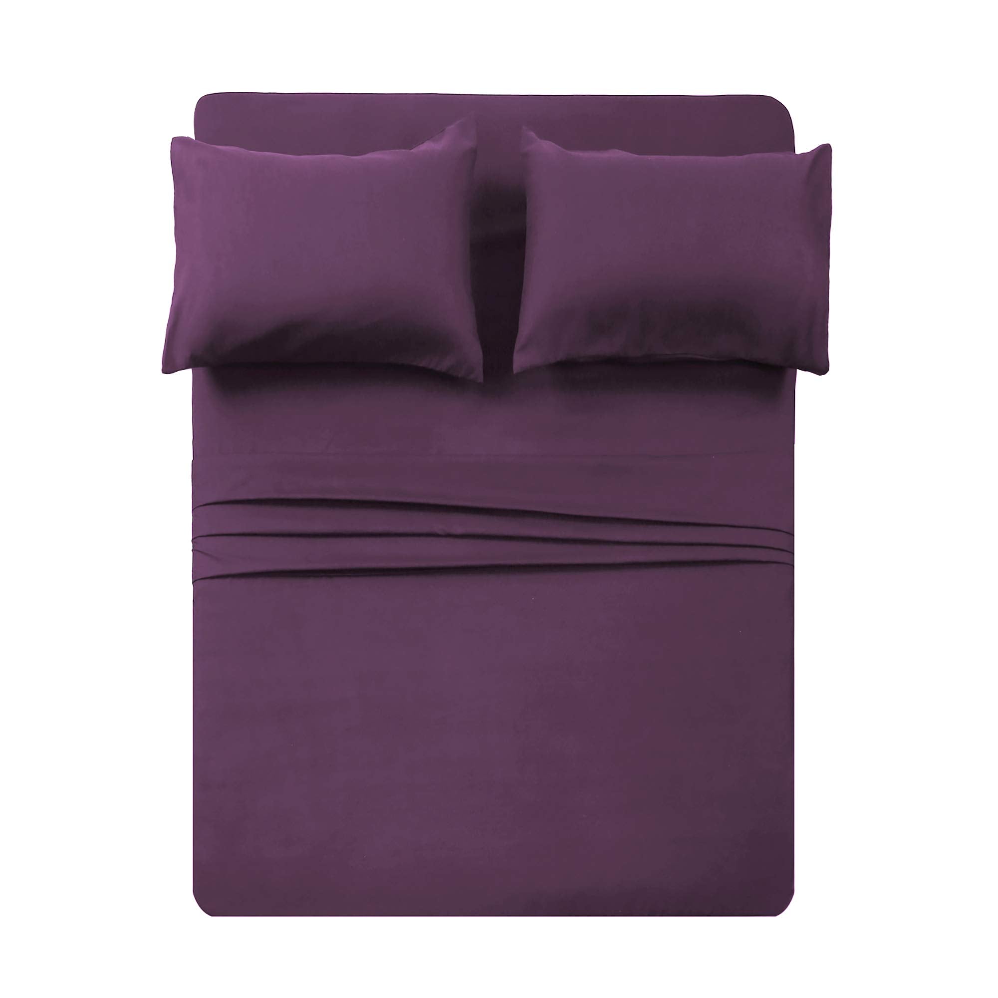 Best Season Bed Sheet Set - 1 Flat Sheet,1 Fitted Sheet and 1 Pillow Cases, Extra Soft Luxury Bedding Set,Deep Pockets,Wrinkle,Fade Resistant - Hypoallergenic- 3 Piece (Twin,Baby Blue)