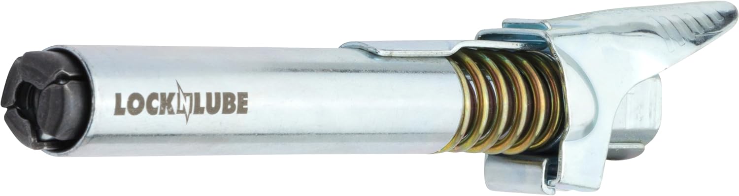 LockNLube Grease Gun Coupler XL - Universal Fit - Extra Reach for Recessed Grease Fittings