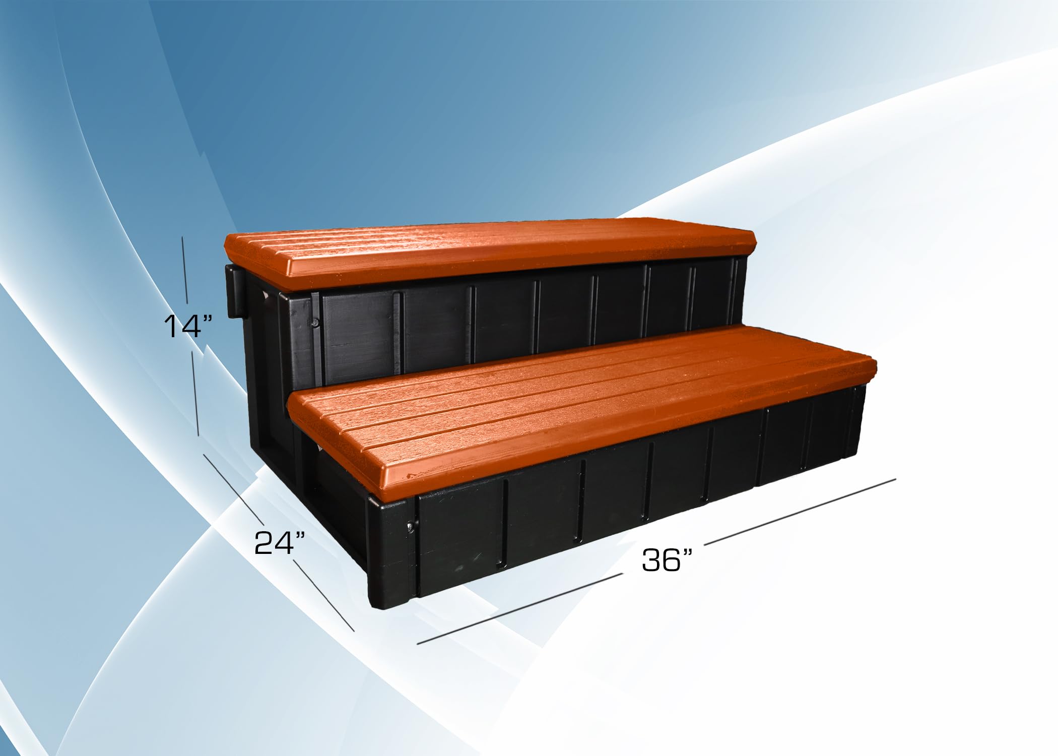Confer Plastics Storage Step - Black