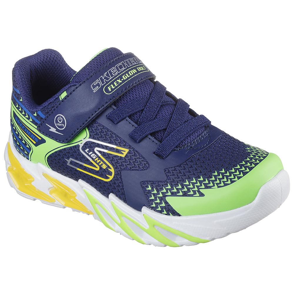 Skechers Unisex-Child Flex-Glow Bolt