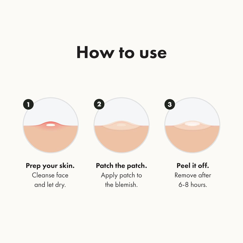Mighty Patch Original Patch from Hero Cosmetics - #1 Hydrocolloid Acne Pimple Patches for Face, Shrinking Zits & Whiteheads in 1 Use, Nighttime Spot Pimple Stickers for Face, 36 Count