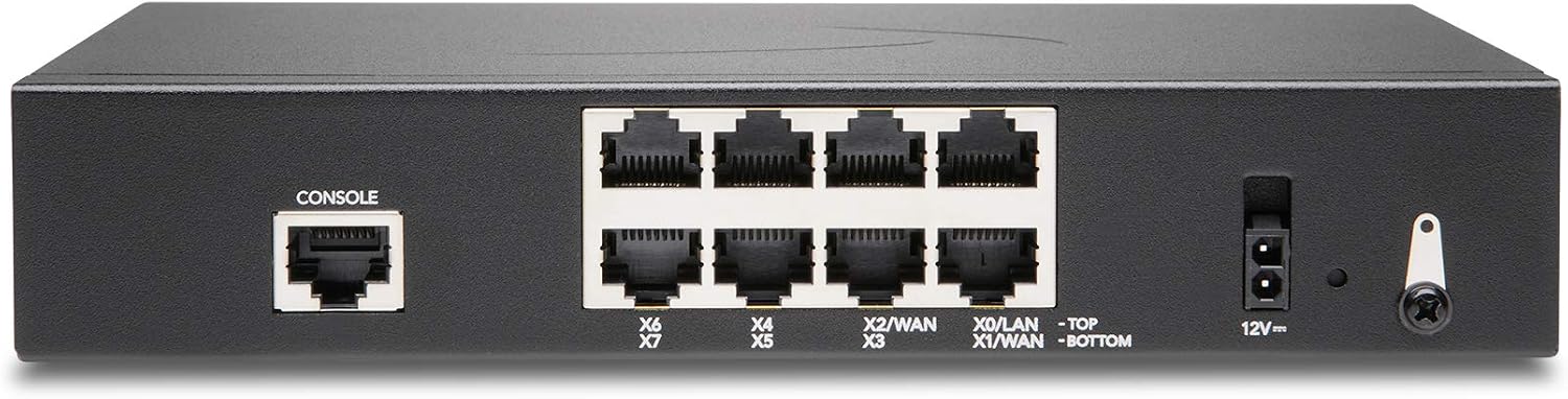 SonicWall TZ370 Gen7 Firewall | Advanced SMB Security Appliance with Multi-Gigabit (2.5/5 G) Interfaces, SD-WAN, and Real-Time Threat Defense (02-SSC-2825)