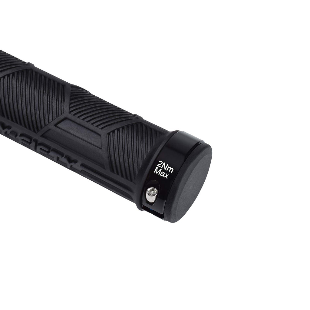 FIFTY-FIFTY Double Lock-On Mountain Bike Grips, Bicycle Handlebar Locking Grips, Non-Slip MTB Handle