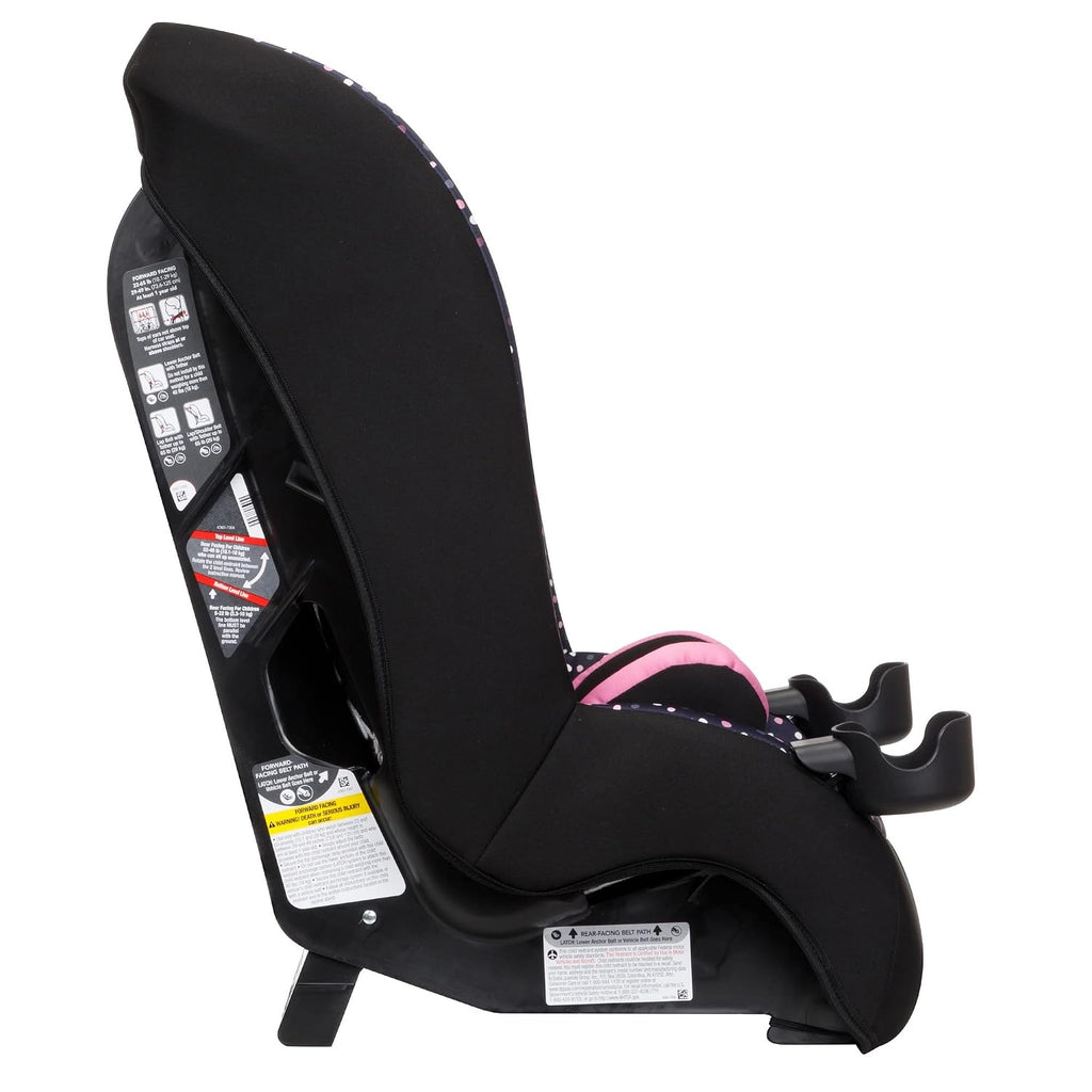 Disney Baby Jive 2 in 1 Convertible Car Seat, Minnie Dot Party