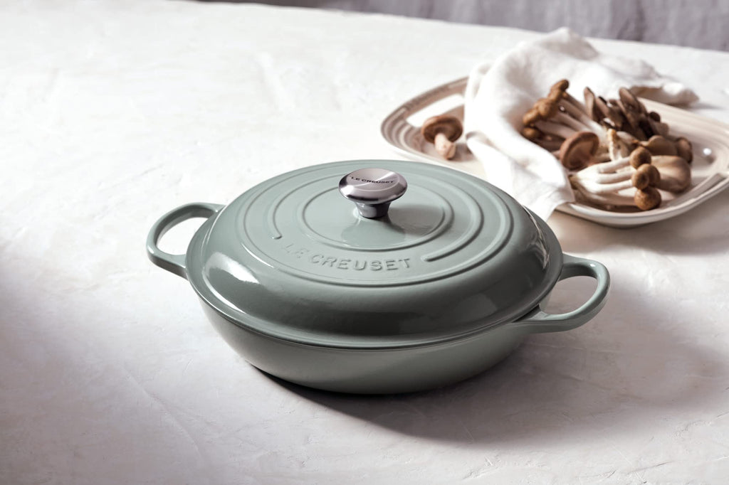 Le Creuset Enameled Cast Iron Signature Braiser, 3.5 qt., Artichaut