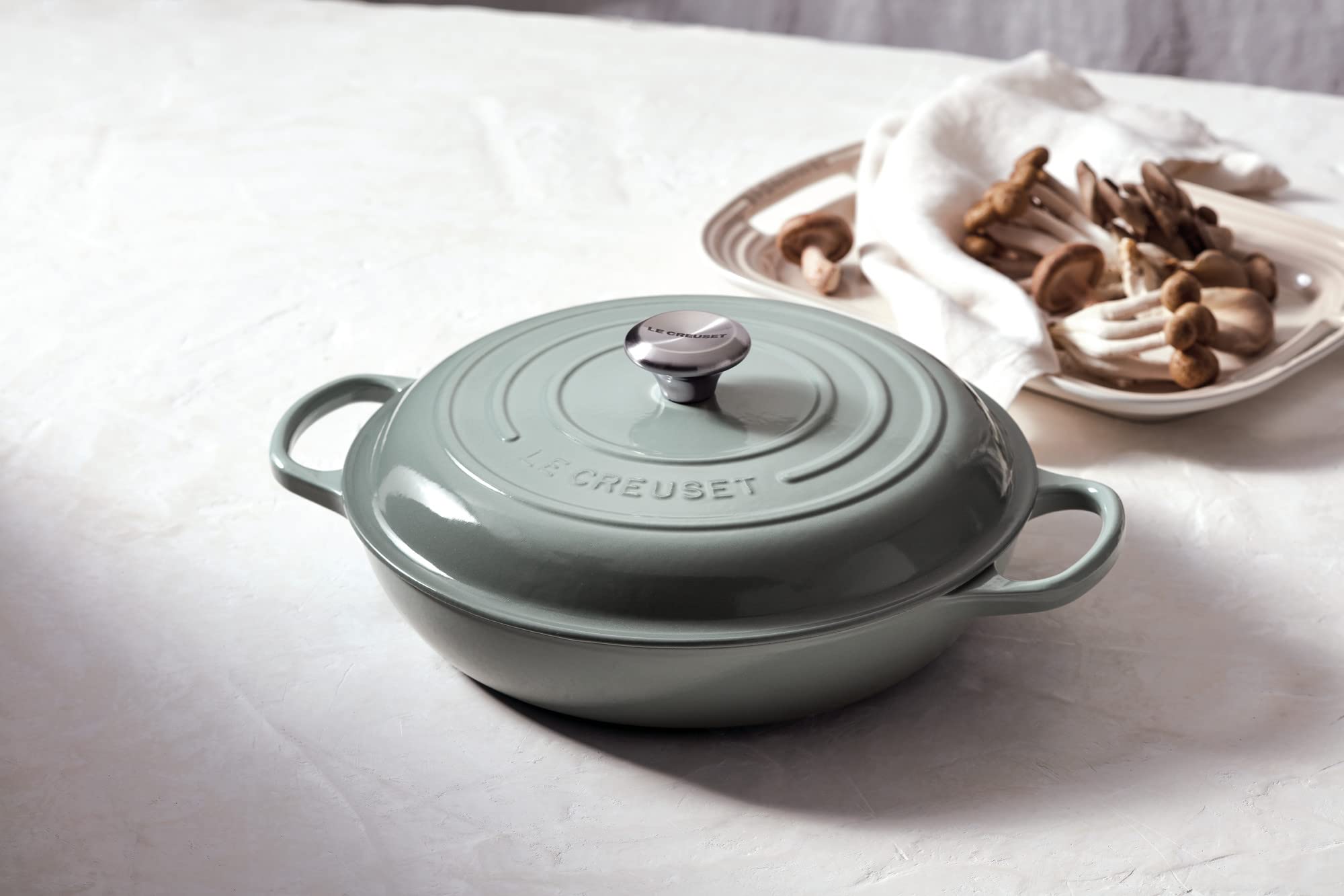 Le Creuset Enameled Cast Iron Signature Braiser, 3.5 qt., Artichaut