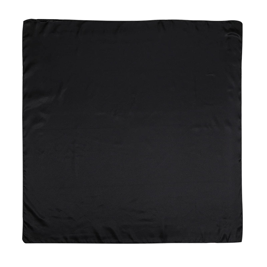 AWAYTR 35” Large Satin Square Head Scarf - 2Pcs Silk Like Floral Head Scarves Square Satin Hair Scarf Bandanas for Women