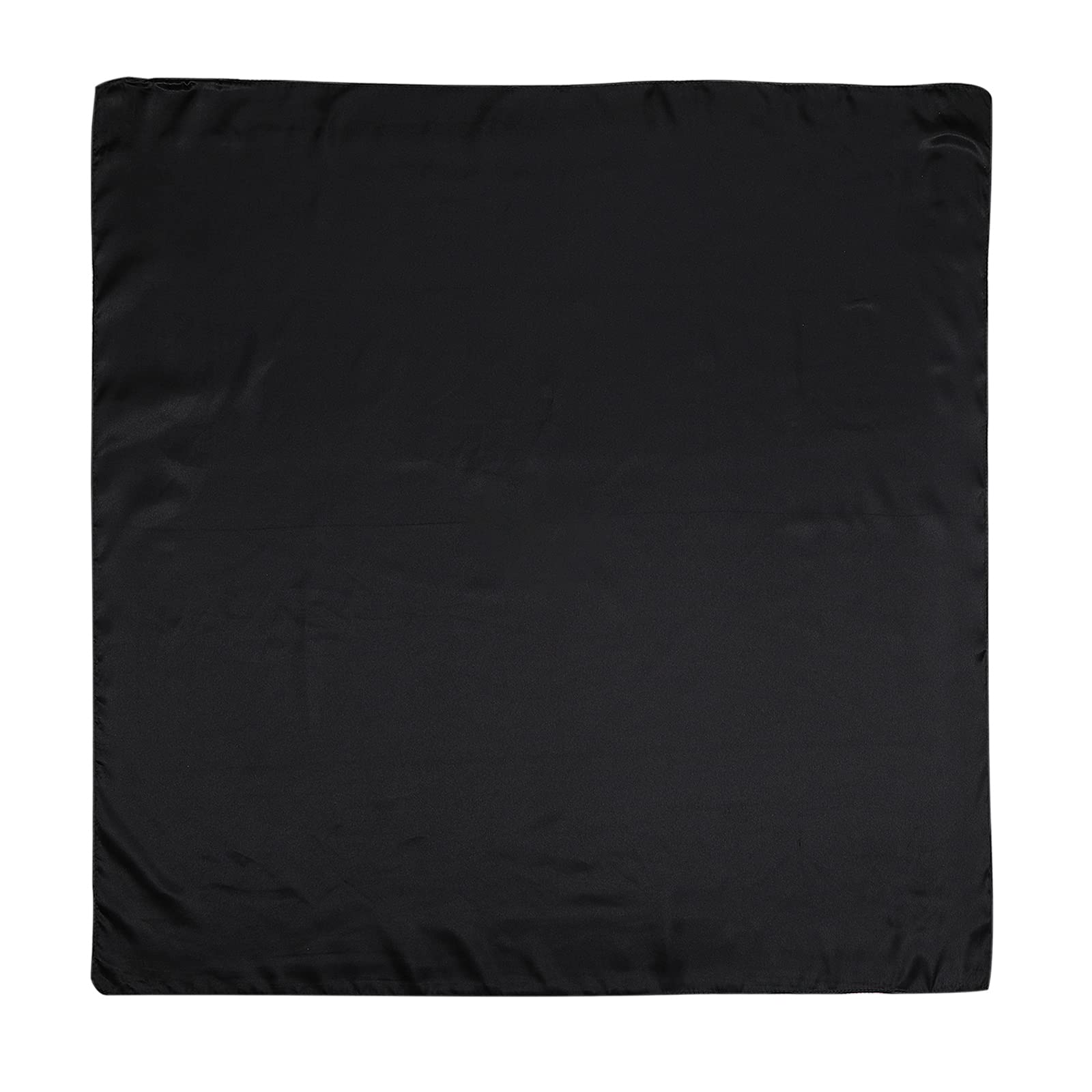 AWAYTR 35” Large Satin Square Head Scarf - 2Pcs Silk Like Floral Head Scarves Square Satin Hair Scarf Bandanas for Women